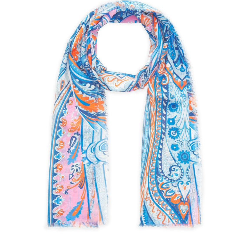 Schal aus Baumwolle mit Paisley-Muster