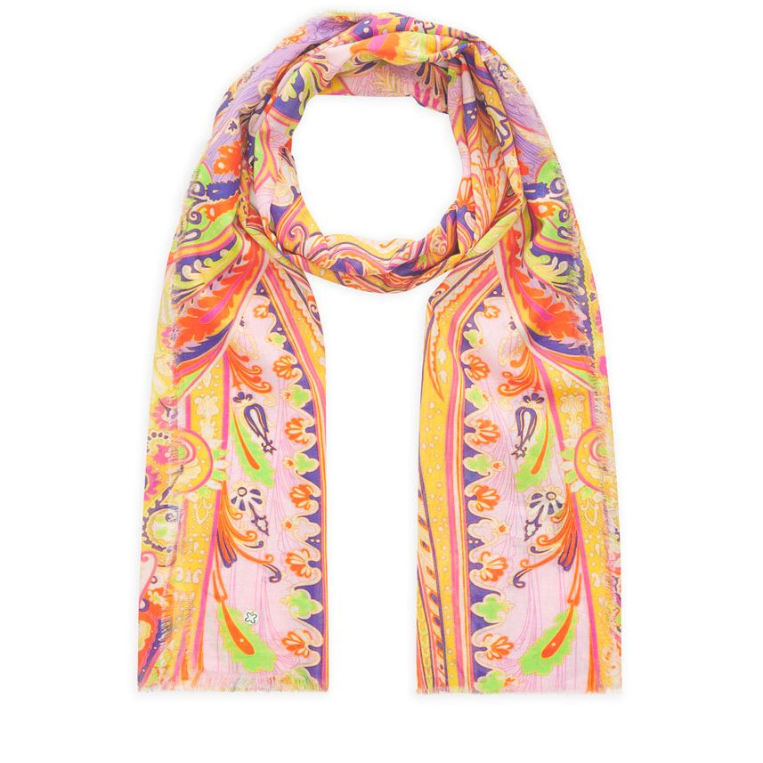 Schal aus Baumwolle mit Paisley-Muster