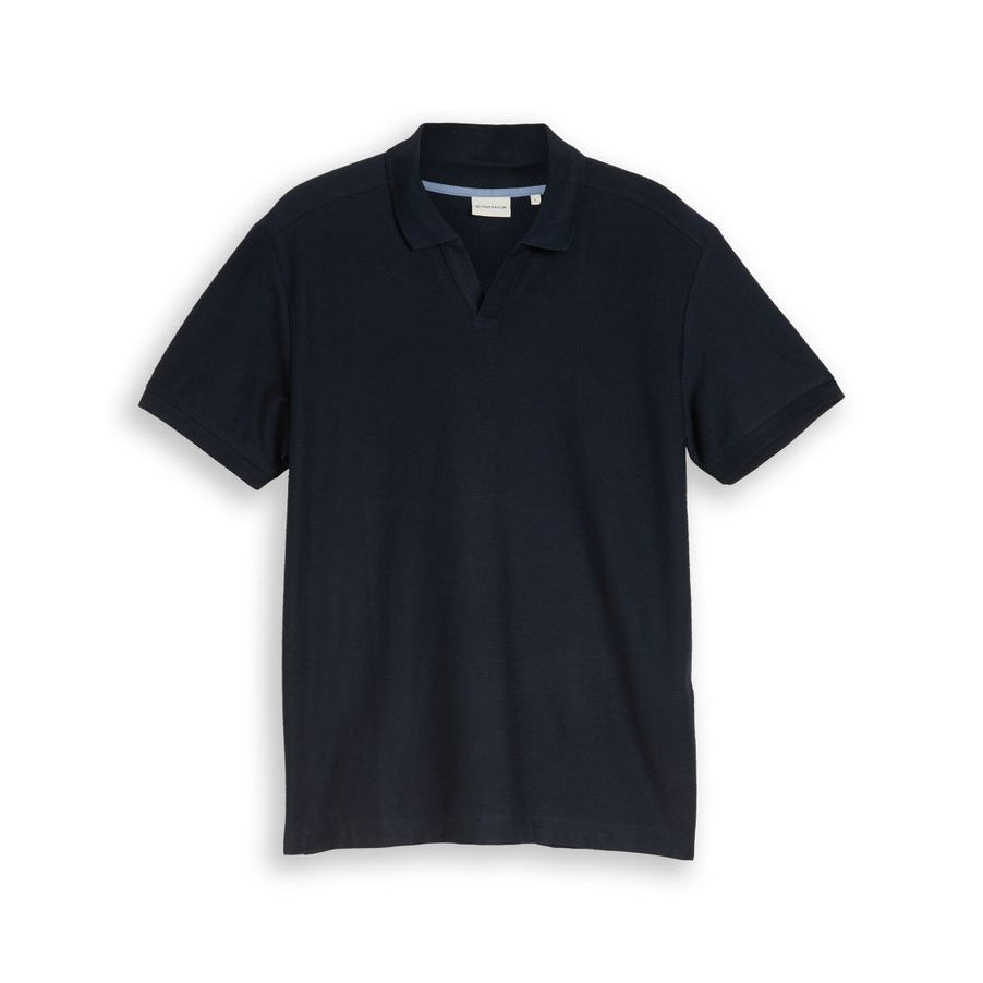 Poloshirt mit Ottoman-Struktur