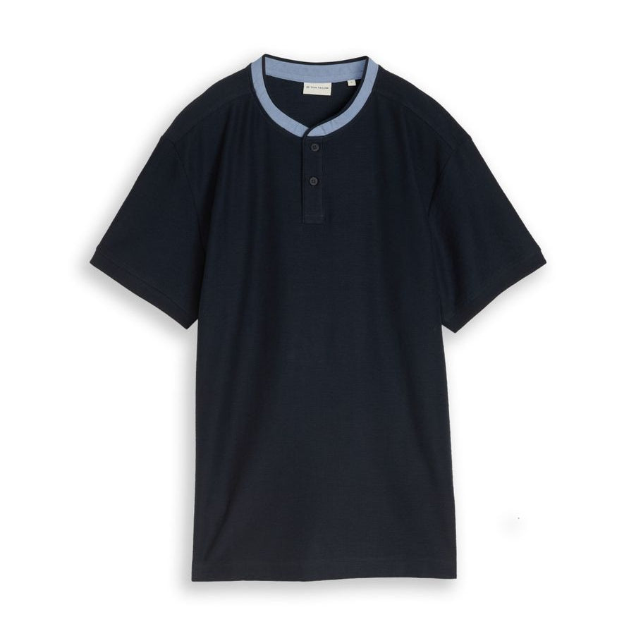Poloshirt mit Stehkragen