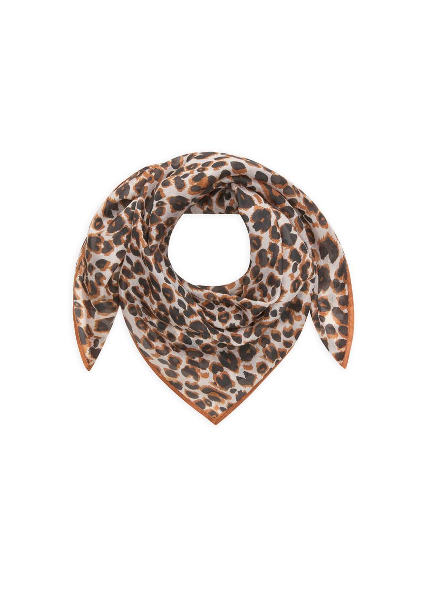 3ER PACK - PRINTED SQUARE SILK LEO