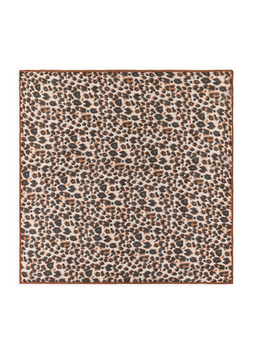 3ER PACK - PRINTED SQUARE SILK LEO