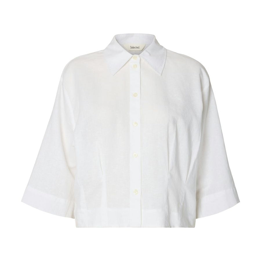SLFCLEO REGULAR 3/4 CROPPED SHIRT B