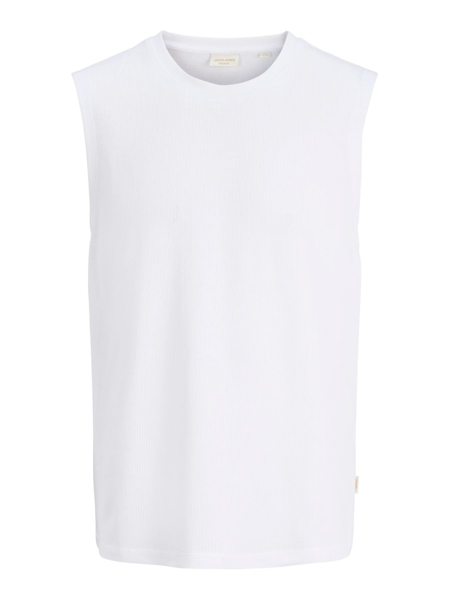 JORHYERES SLEEVELESS TEXTURE TEE