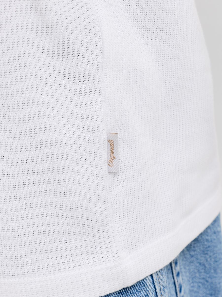 JORHYERES SLEEVELESS TEXTURE TEE