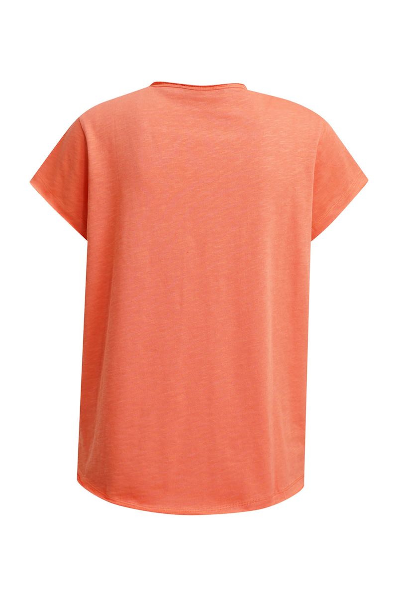 REGULAR SHORT SLEEVE SWEAT V-NECK