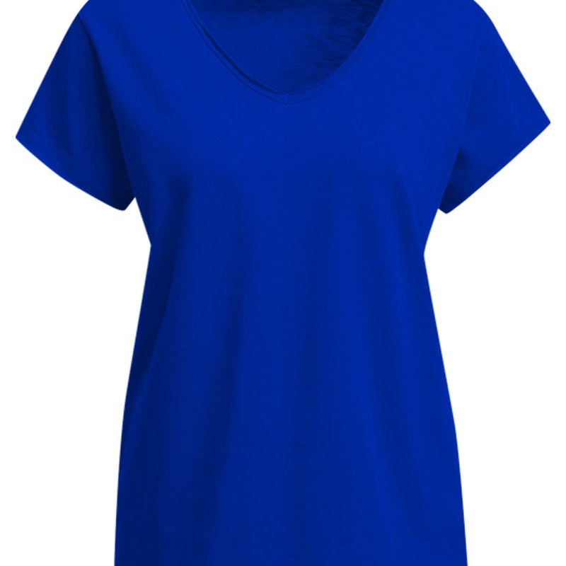Regular Short Sleeve Sweat V-Neck