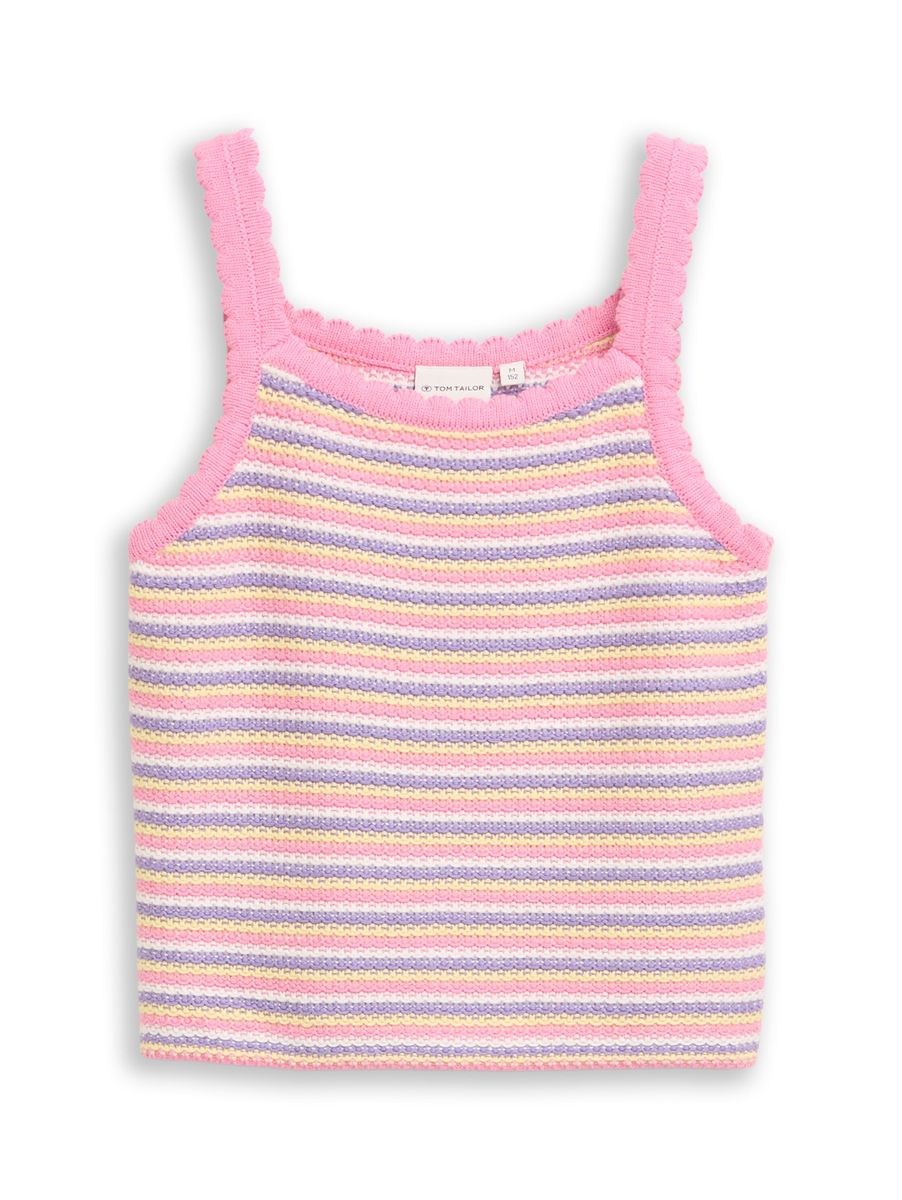 striped knit top
