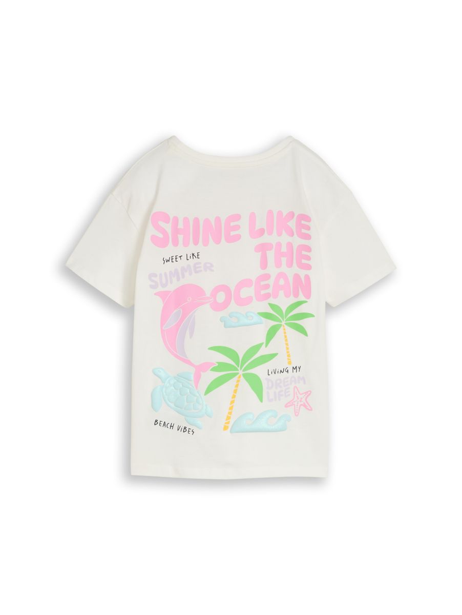 printed oversized T-shirt