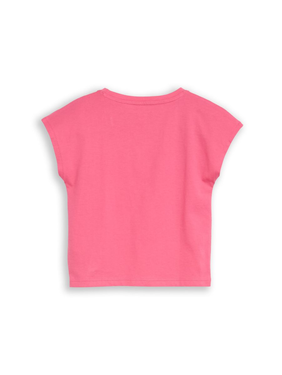 special artwork knotted T-shir