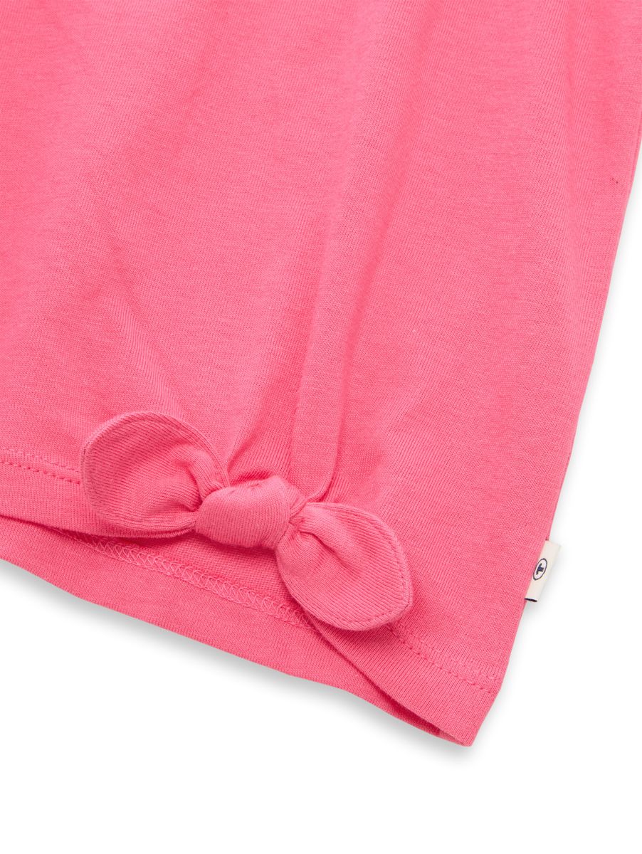 special artwork knotted T-shir
