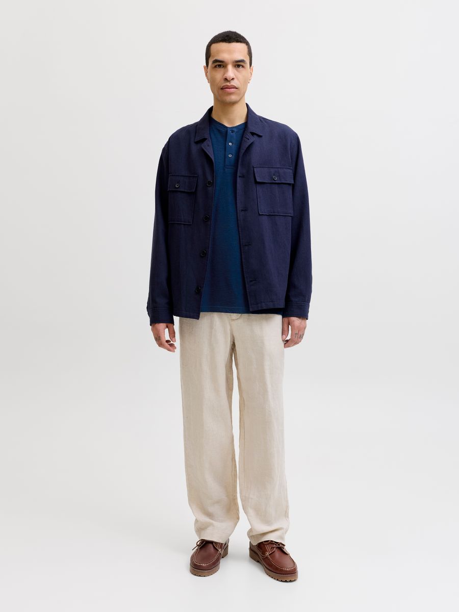 JPRBLULUCAS HENLEY SS TEE