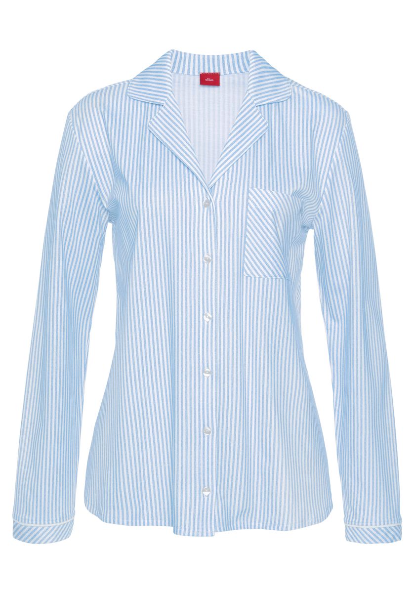 s.O summer stripes button longshirt
