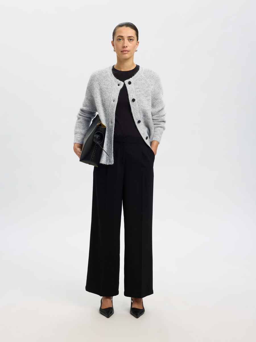 SLFLULU LS KNIT SHORT CARDIGAN NOOS