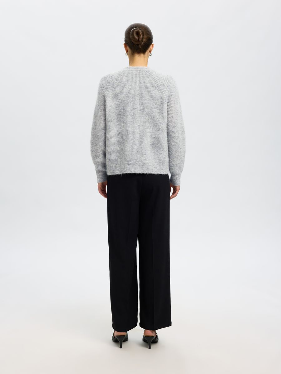 SLFLULU LS KNIT SHORT CARDIGAN NOOS
