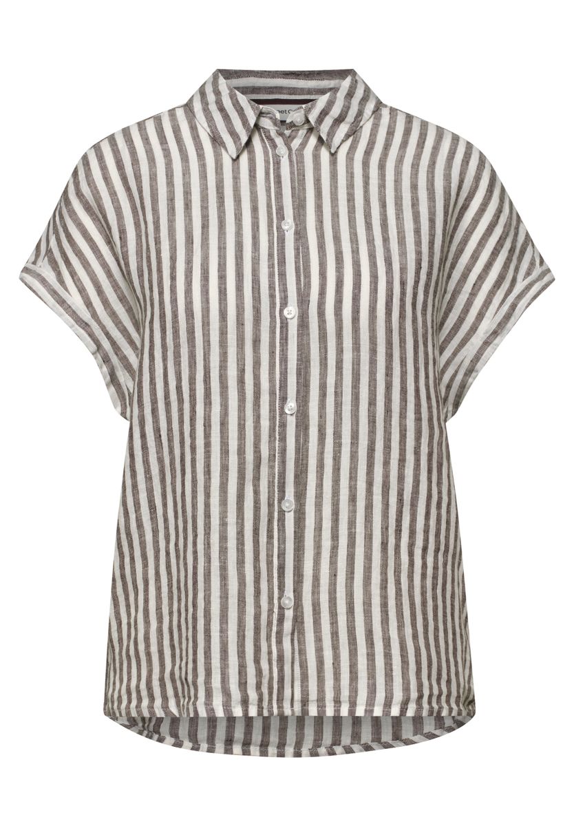 Dropped Shoulder Bluse aus Leinen
