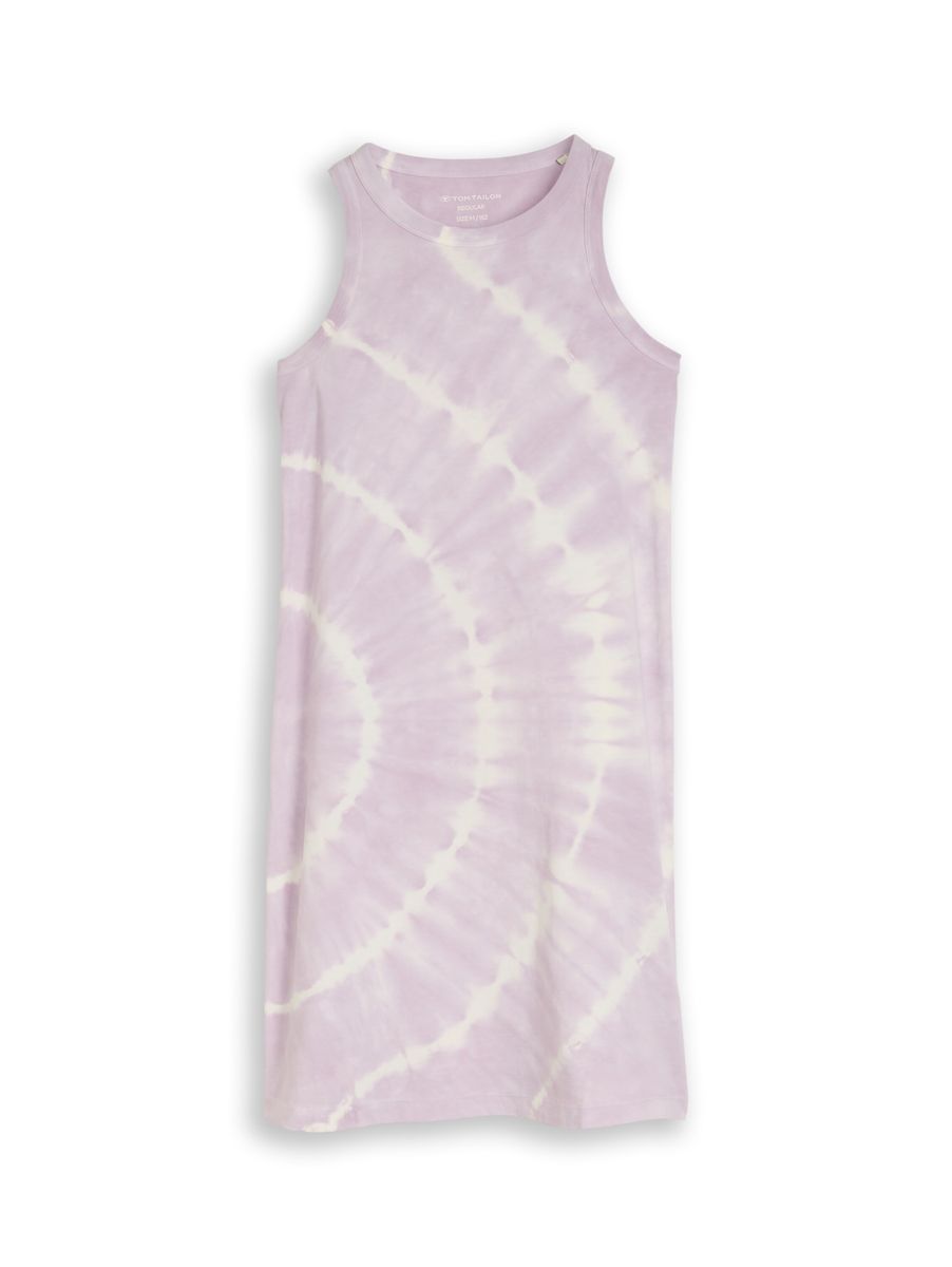 tie-dye jersey dress