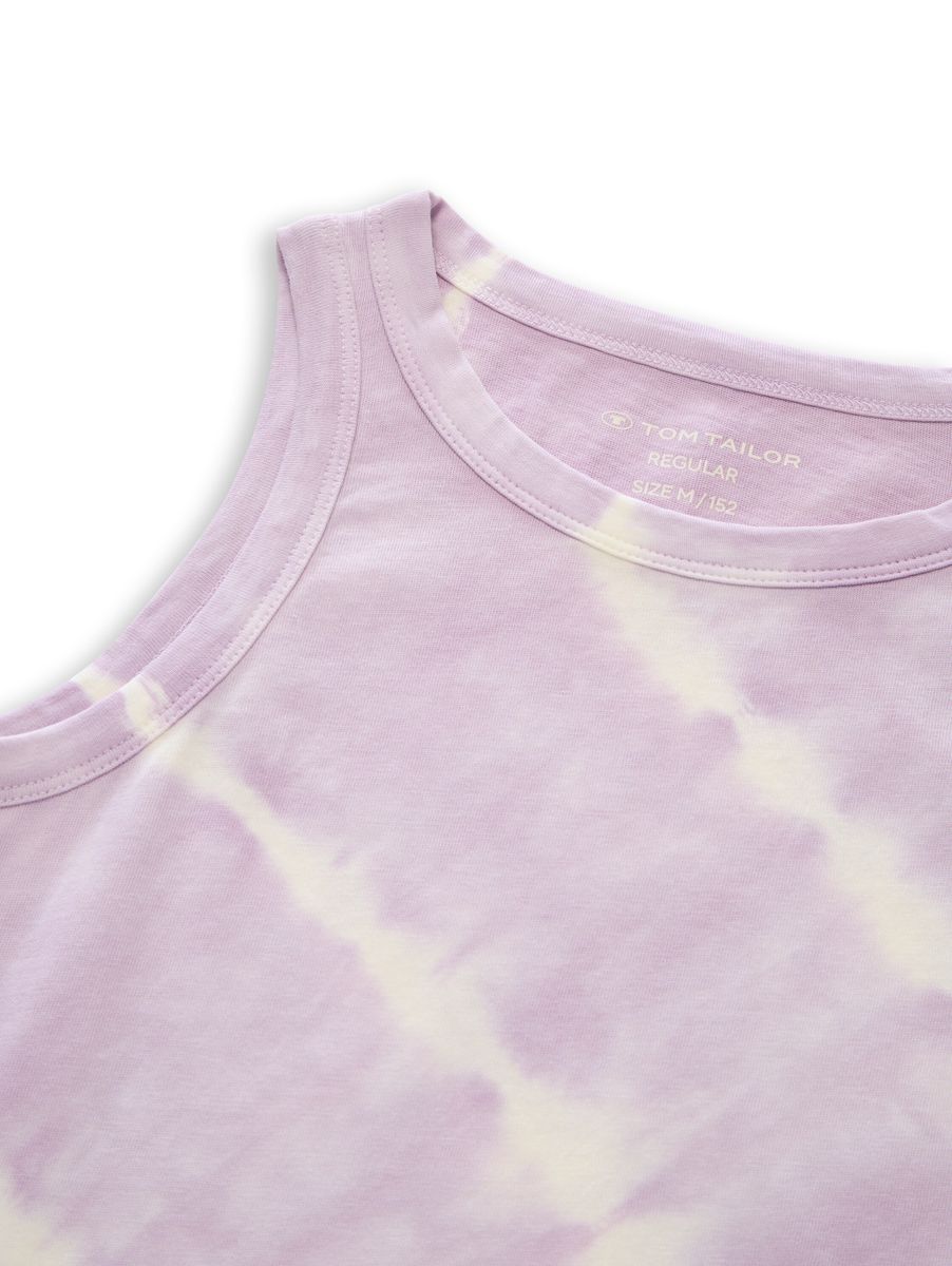 tie-dye jersey dress