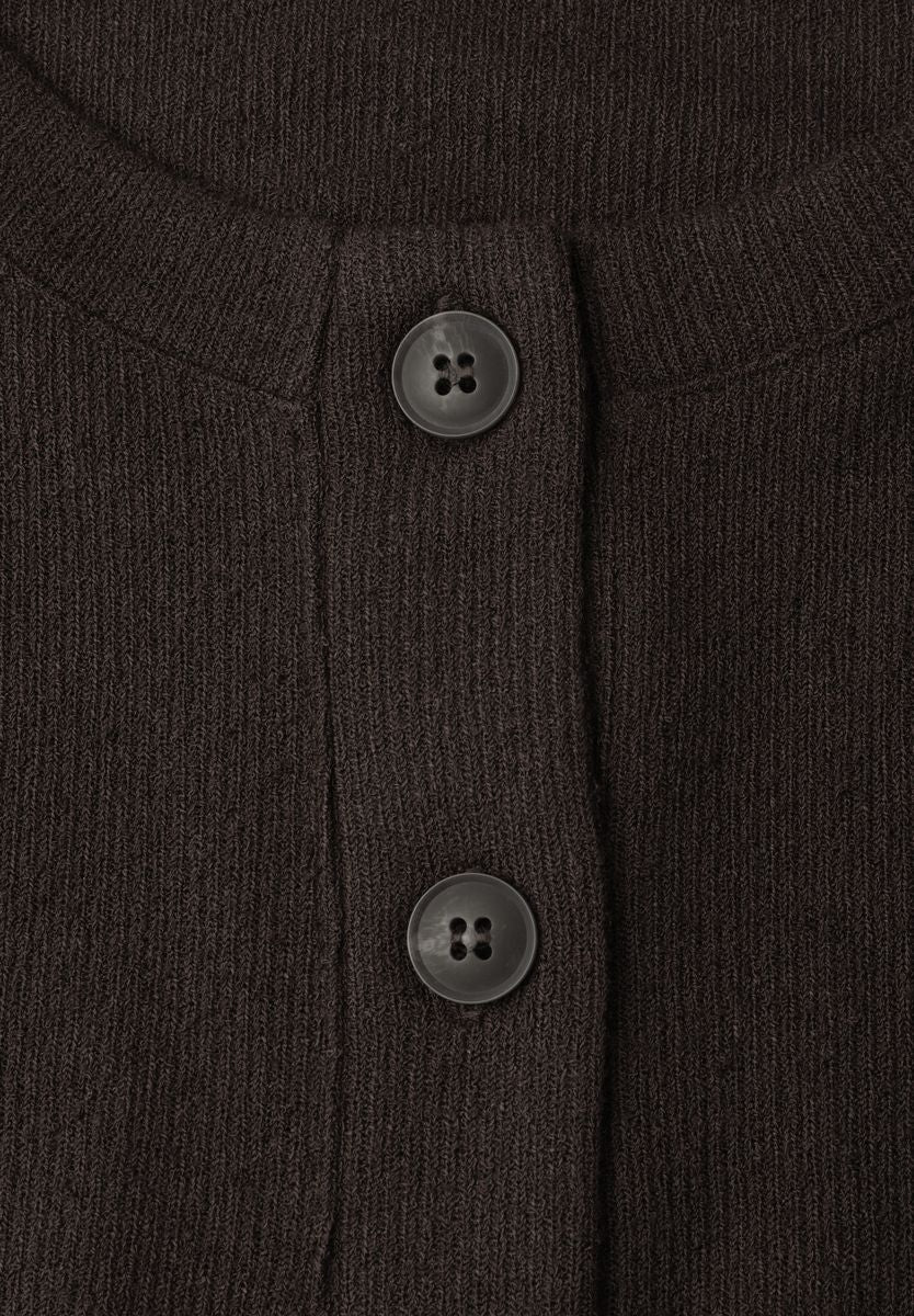 Kurzarm Jacke im Strick-Look