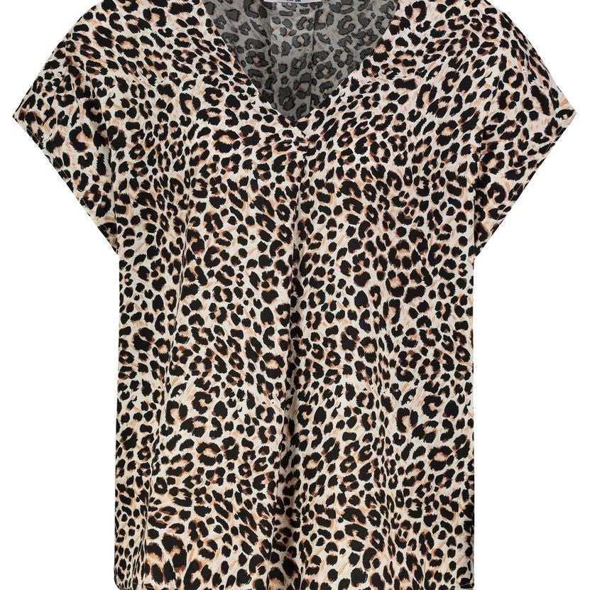 Damen, Bluse kurzarm