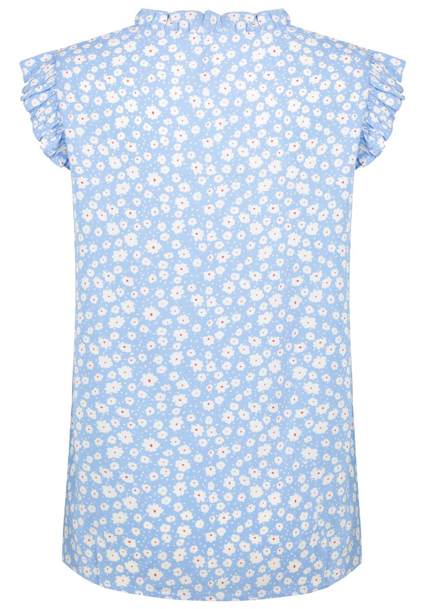 Damen, Bluse kurzarm