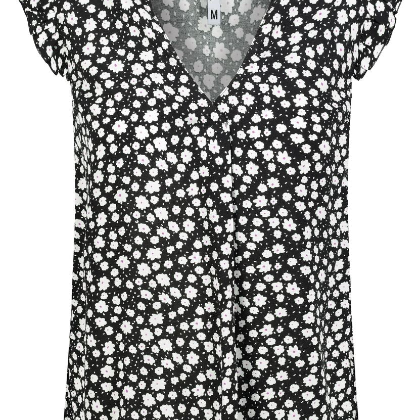 Damen, Bluse kurzarm