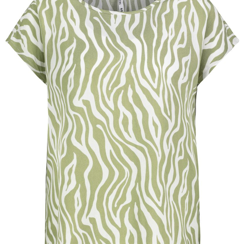 Damen, Bluse kurzarm
