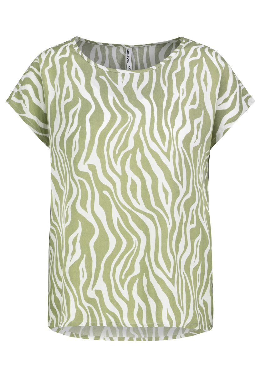 Damen, Bluse kurzarm