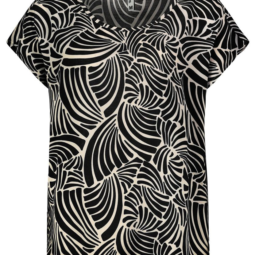 Damen, Bluse kurzarm