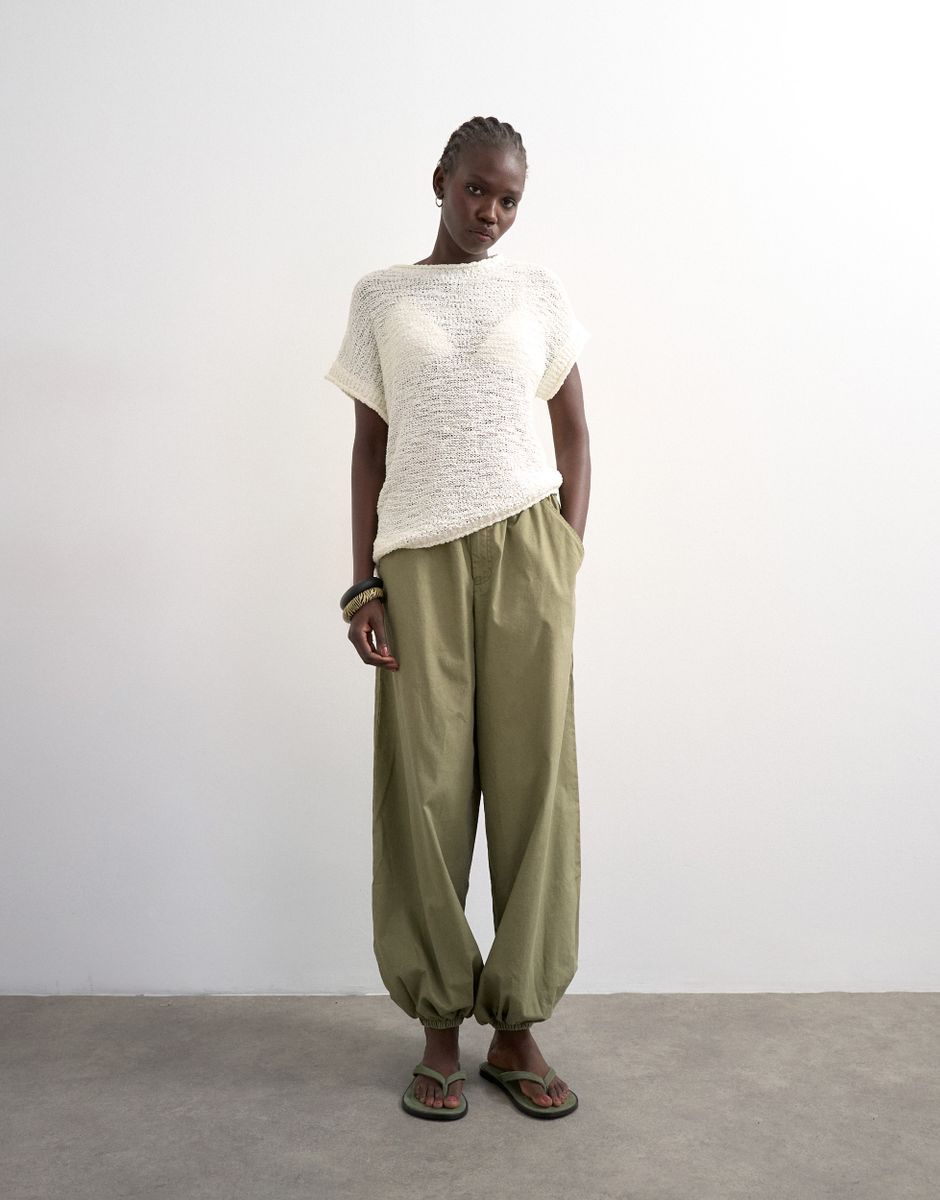 TSKAIA KNITTED ASYMETRIC TOP