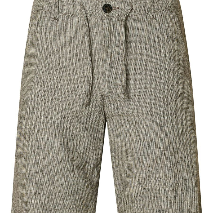 SLHREGULAR-BRODY LINEN BLD SHORTS N