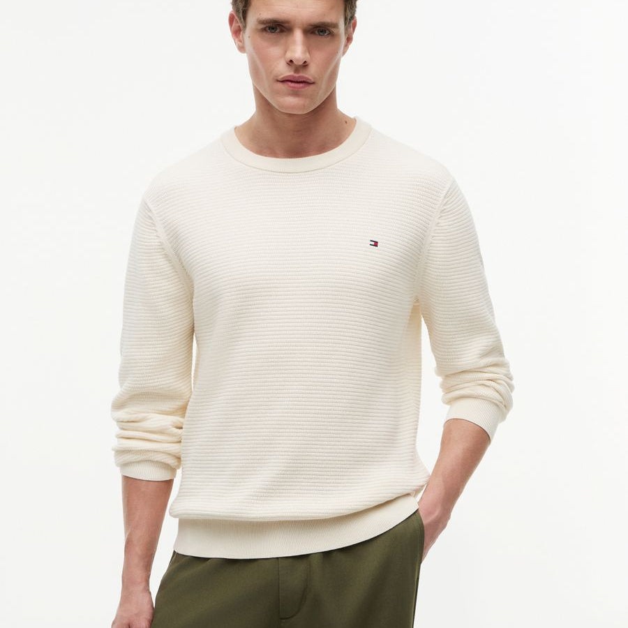 SEASONAL STRUCTURE CREW NECK