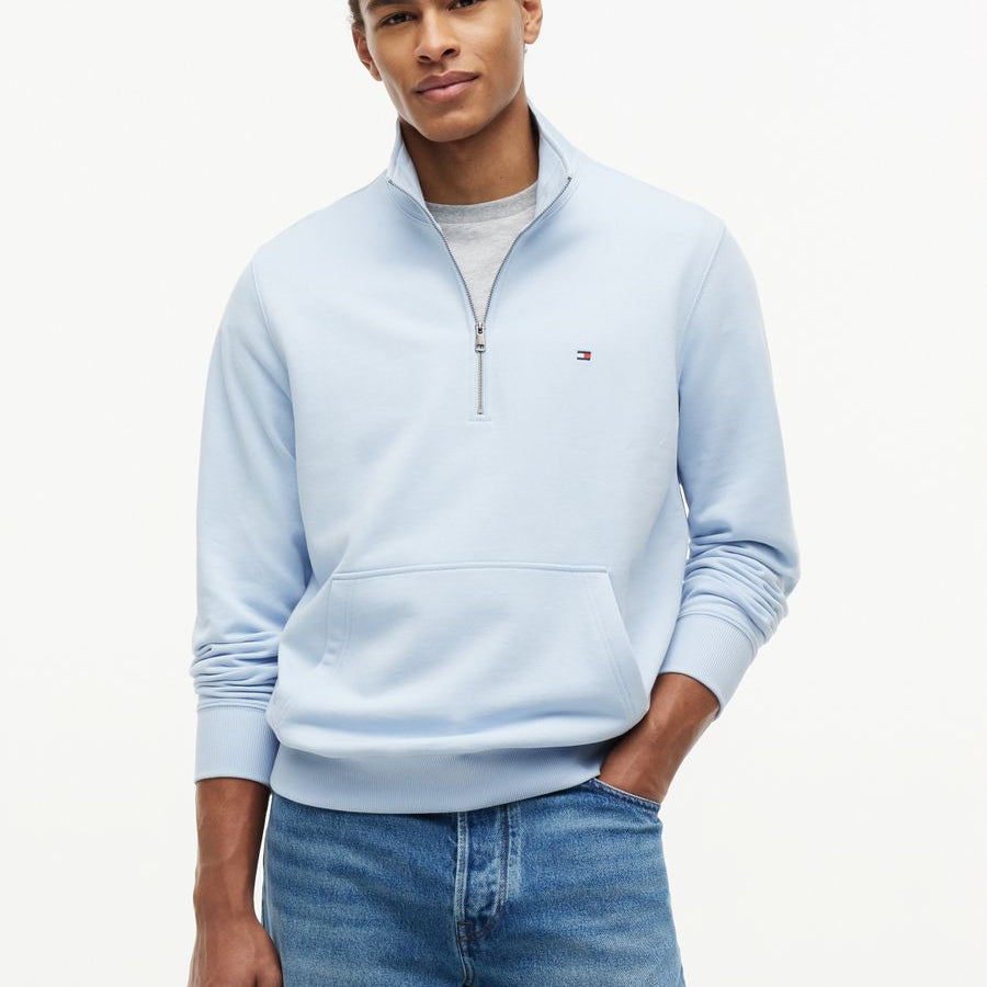 ESSENTIAL TERRY NEW 1/4 ZIP