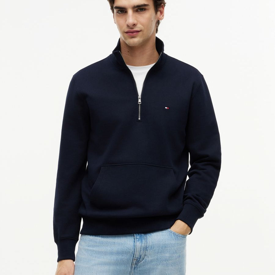 ESSENTIAL TERRY NEW 1/4 ZIP