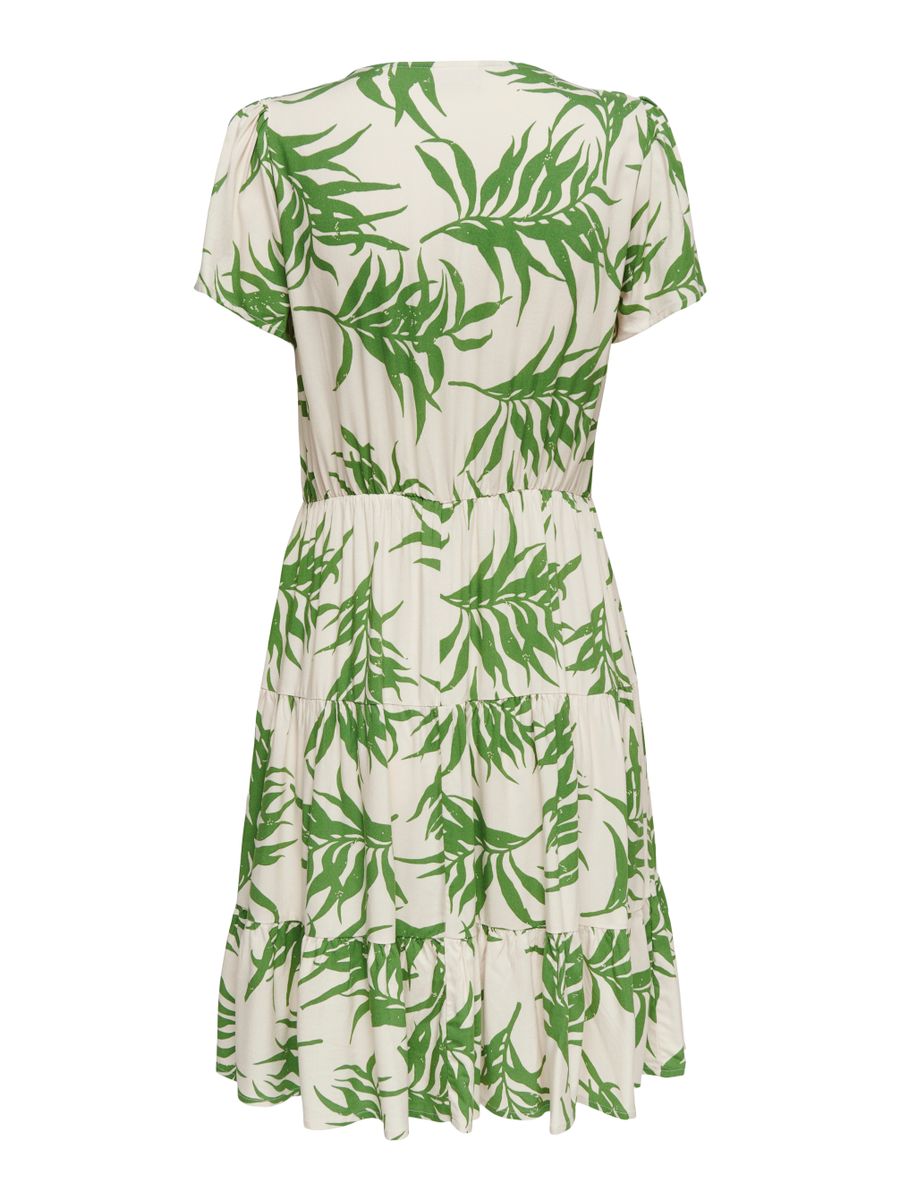 JDYSEZEN LIFE S/S BUTTON DRESS WVN DIA