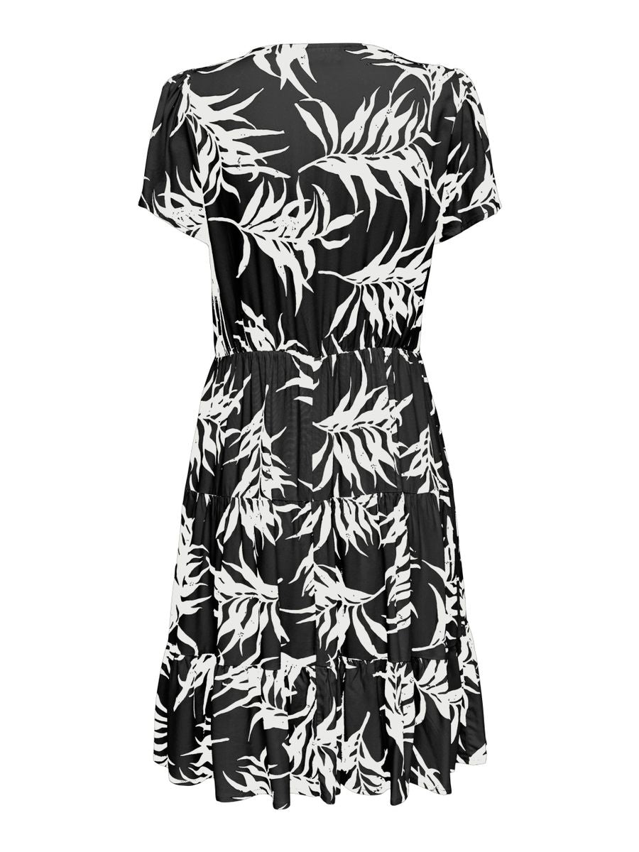 JDYSEZEN LIFE S/S BUTTON DRESS WVN DIA