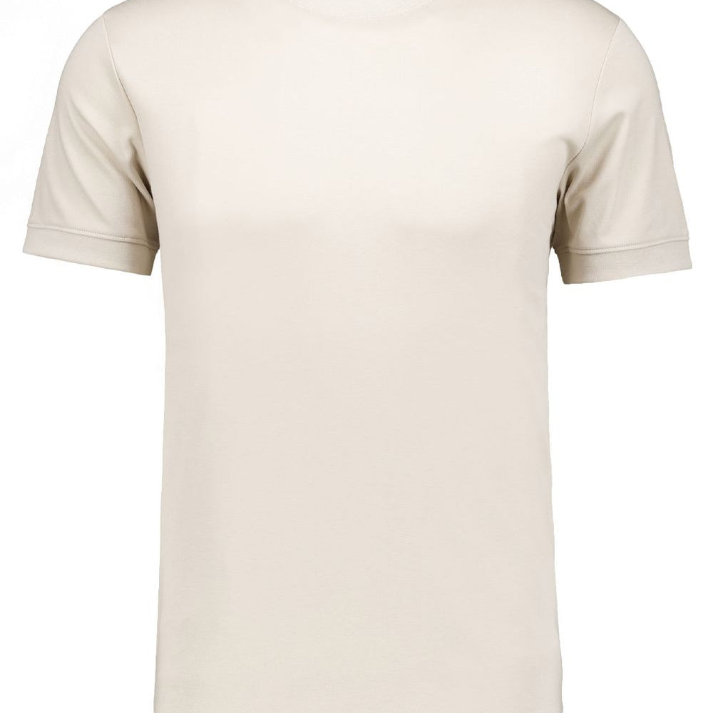 Pima T-Shirt Rundhals mit Bündchen