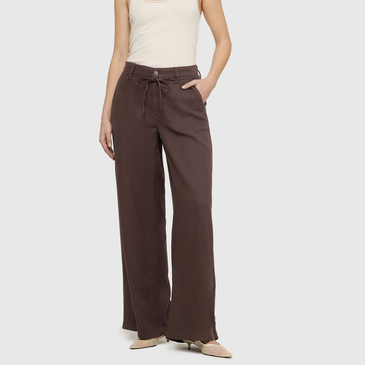 MAC JEANS - WENDY 2.3, Linen Tencel Cotton Mix
