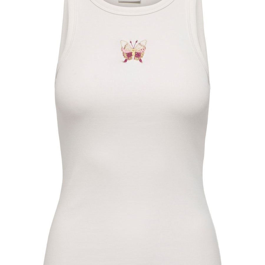 JDYTULLE LIFE EMB TANK TOP JRS
