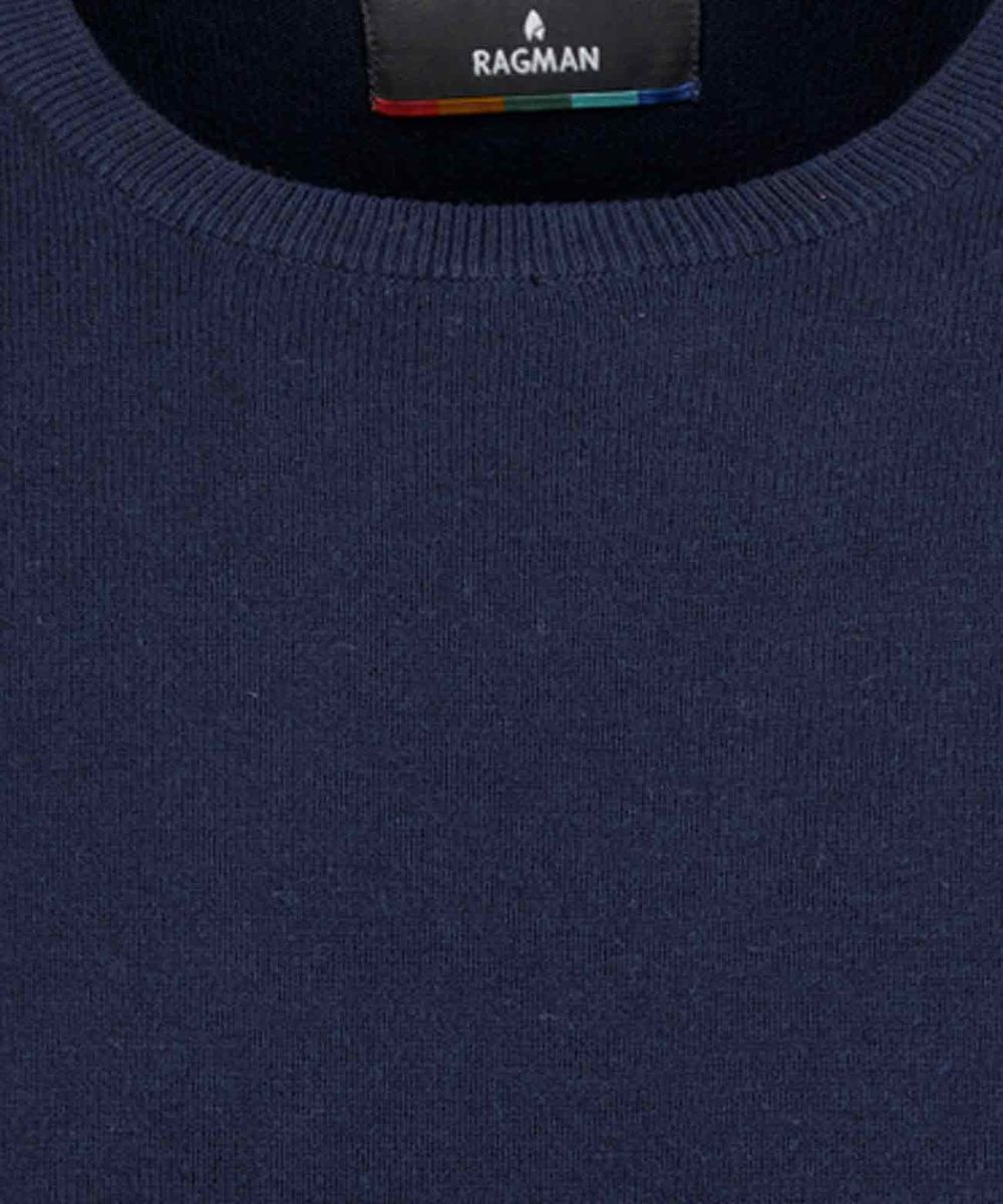 Strickpullover Kurzarm, Rundhals