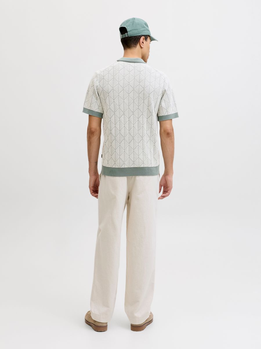 JPRBLUBLAKE STRUCTURE KNIT SPLIT NE