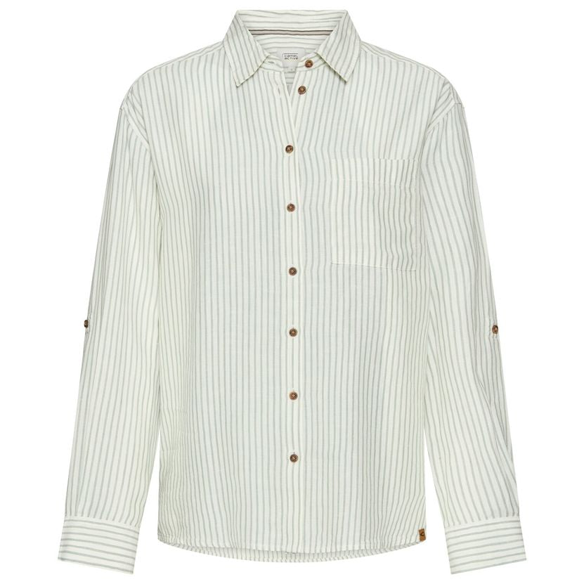 Bluse mit Kentkragen