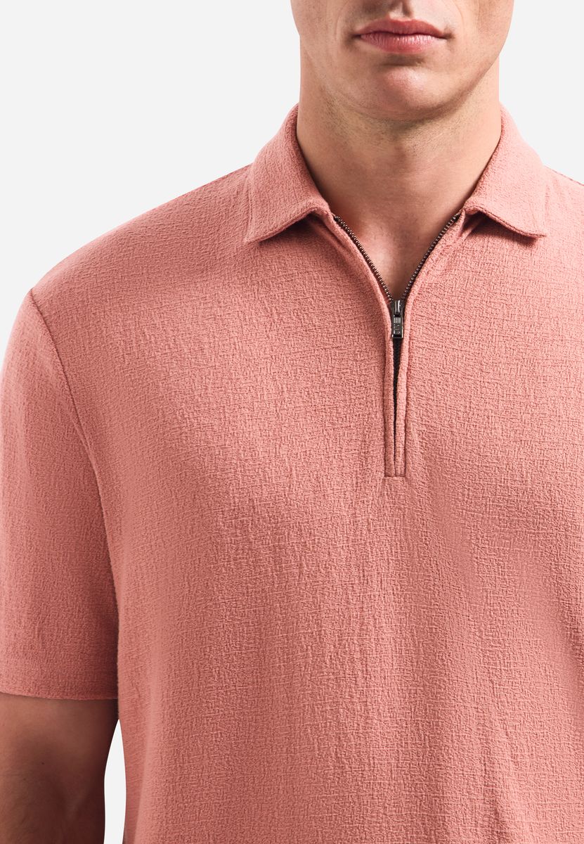 Polo Short Sleeve Zipper