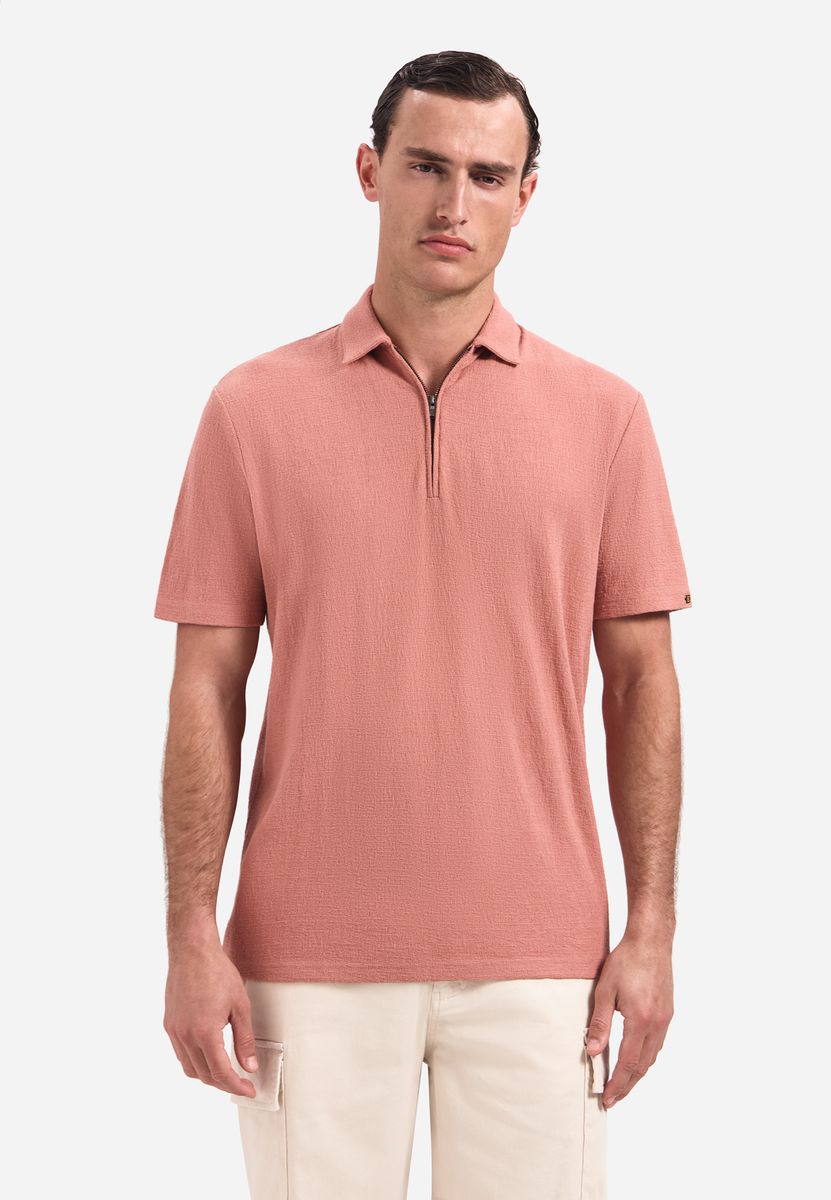 Polo Short Sleeve Zipper
