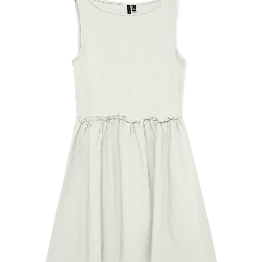 VMTINNA SL BOAT NECK SHORT DRESS JRS GA