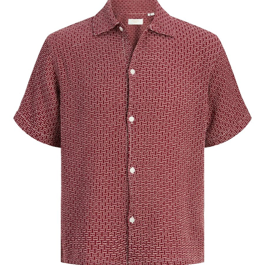 JORCASSIS DOBBY RESORT SHIRT SS SN