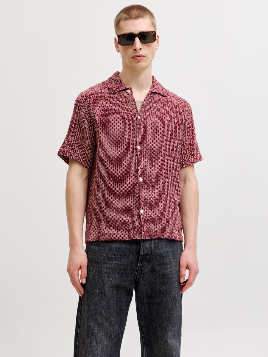 JORCASSIS DOBBY RESORT SHIRT SS SN