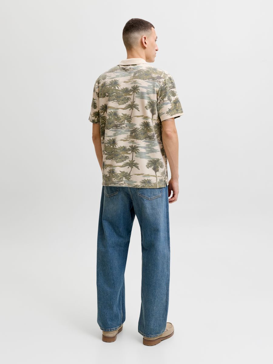 JPRBLUHAWAII AOP SS POLO