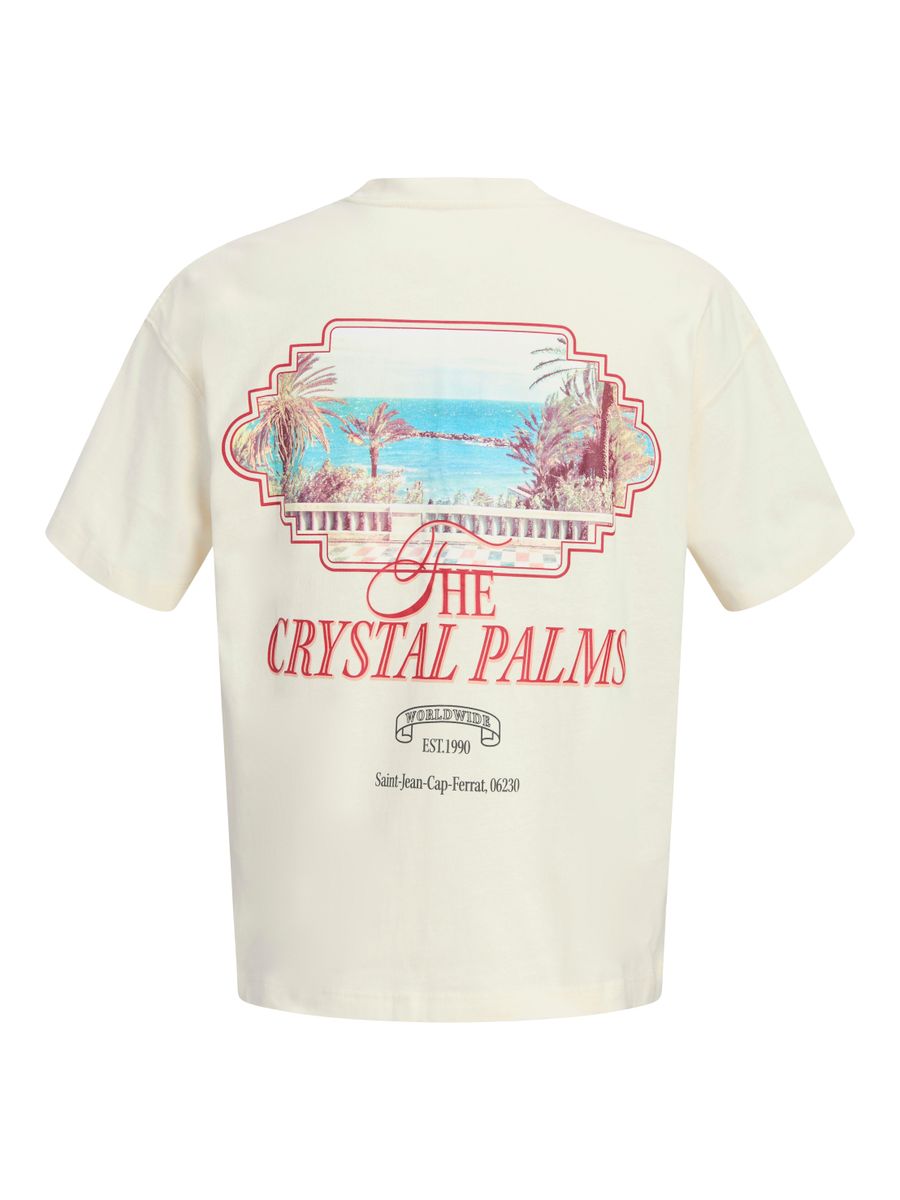 JORSANREMO BACK TEE SS CREW NECK SN