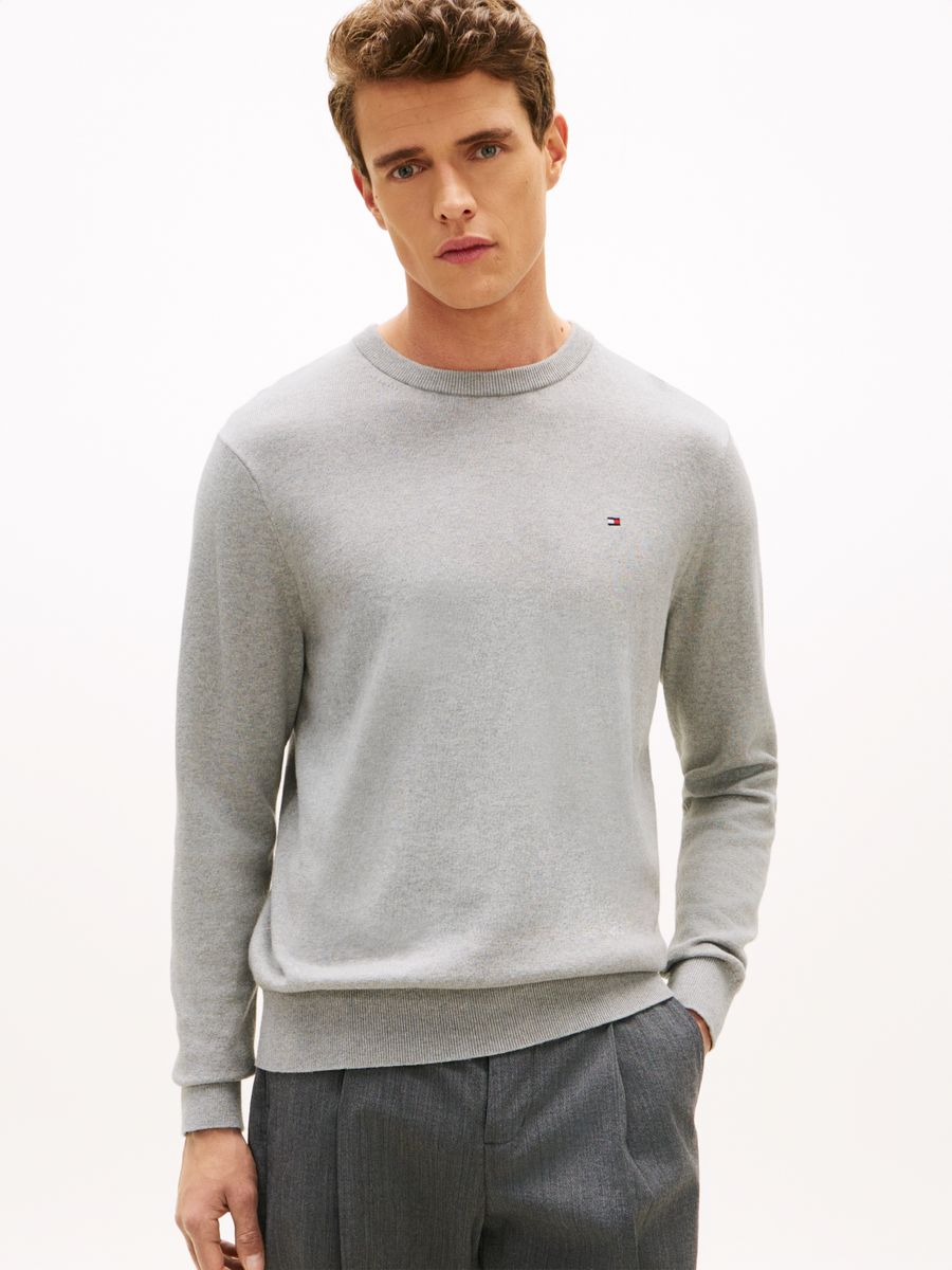 PIMA ORG CTN CASHMERE CREW NECK